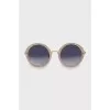 teashades gold frame sunglasses