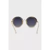 teashades gold frame sunglasses