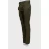 Tapered trousers with voluminous pockets