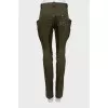 Tapered trousers with voluminous pockets