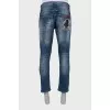 Men's boot cut fit jeans