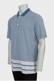 Men's mixed striped polo shirt