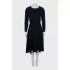 Long sleeve fitted dress