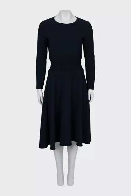 Long sleeve fitted dress