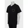 Men's T-shirt with patch pocket