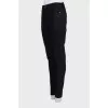 High-waisted skinny jeans