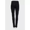 High-waisted skinny jeans