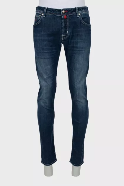 Men's blue jeans slim fit