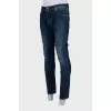 Men's blue jeans slim fit