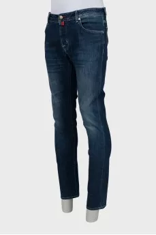 Чоловічі джинси сині slim fit