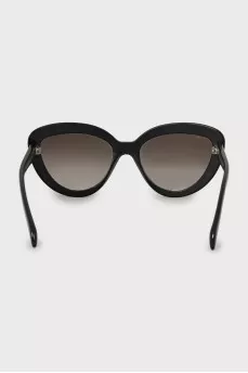 Cat eye sunglasses with logo