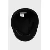 Wool cap with golden decoration