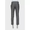 Men's Gray Linen Trousers