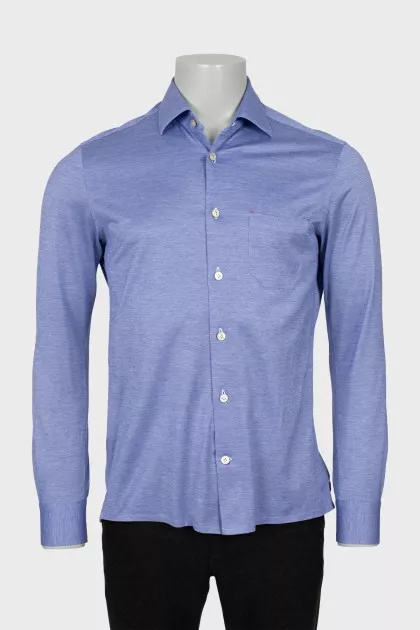 Men's shirt with patch pocket