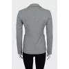 Gray fitted jacket
