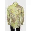 Men's straight-fit shirt with print