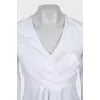Fitted V-Neck Blouse