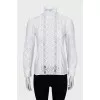 White fitted blouse