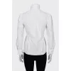White fitted blouse