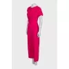Pink draped jumpsuit