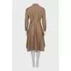 Brown long sleeve dress