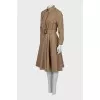 Brown long sleeve dress