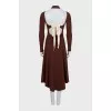 Knitted dress with tie at back