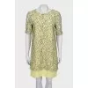 Lace shift dress