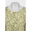 Lace shift dress
