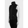 Reversible high neck vest