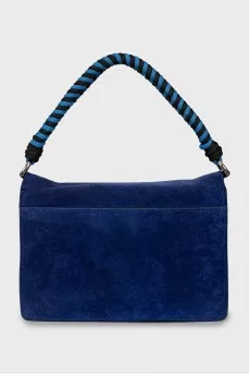Suede crossbody bag