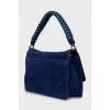 Suede crossbody bag