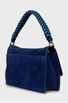 Suede crossbody bag