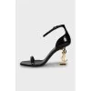 Leather sandals Opyum