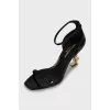 Leather sandals Opyum
