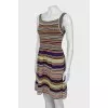 Knitted dress with straps
