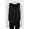 Draped A-line tank top