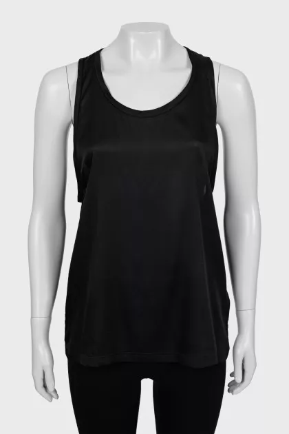 Black A-line T-shirt