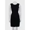 Sleeveless knitted wool dress