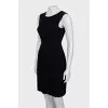 Sleeveless knitted wool dress