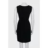 Sleeveless knitted wool dress