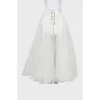 Combined maxi skirt with tag