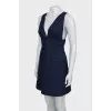 Mini sundress made of cotton and linen