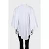 White cape shirt
