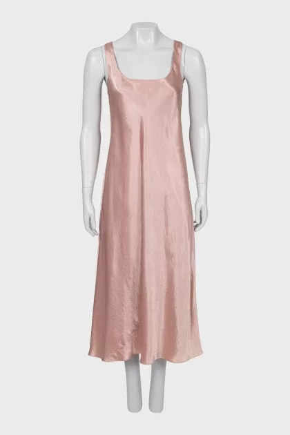 A-line maxi dress with straps
