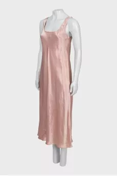 A-line maxi dress with straps