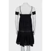 Black dress with straps