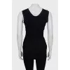 Fitted tunic with patch