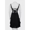Fitted dress decorated with sequins