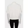 Beige short sleeve shirt